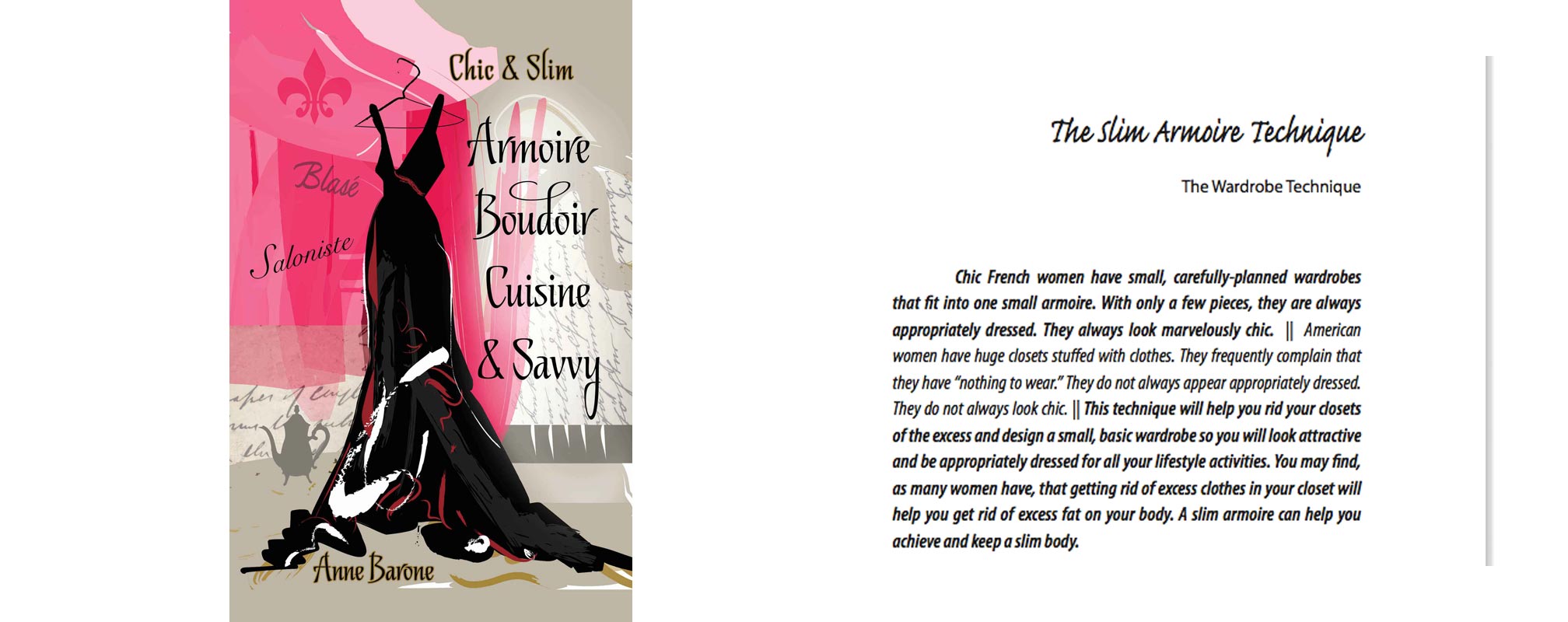 Book cover and intro to wardrobe chapter